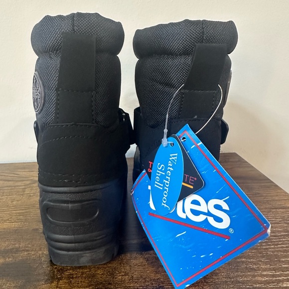 Totes Toddler Boy Taelor Black Waterproof Winter Boots NWT Various Sizes - Picture 4 of 7